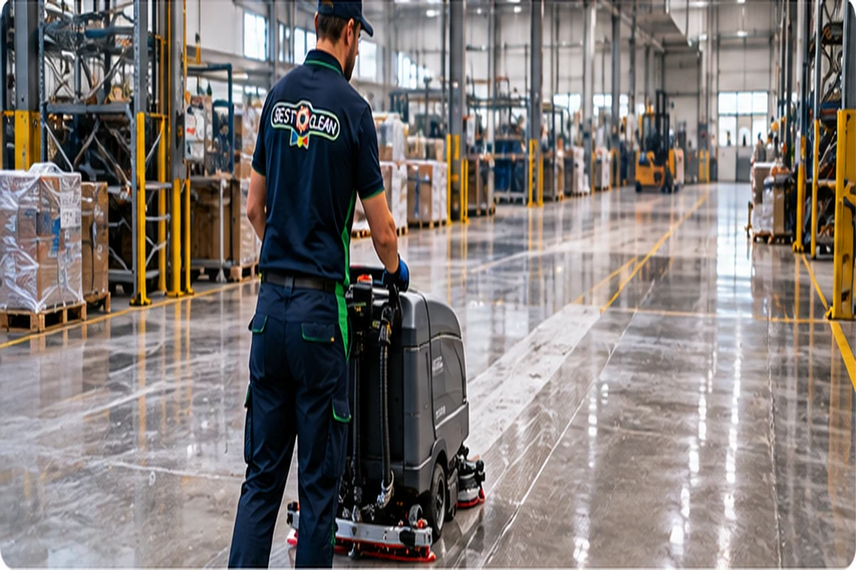 Servicii profesionale de curățenie industrială Best Clean